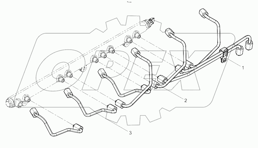  High Pressure Fuel Pipe Group