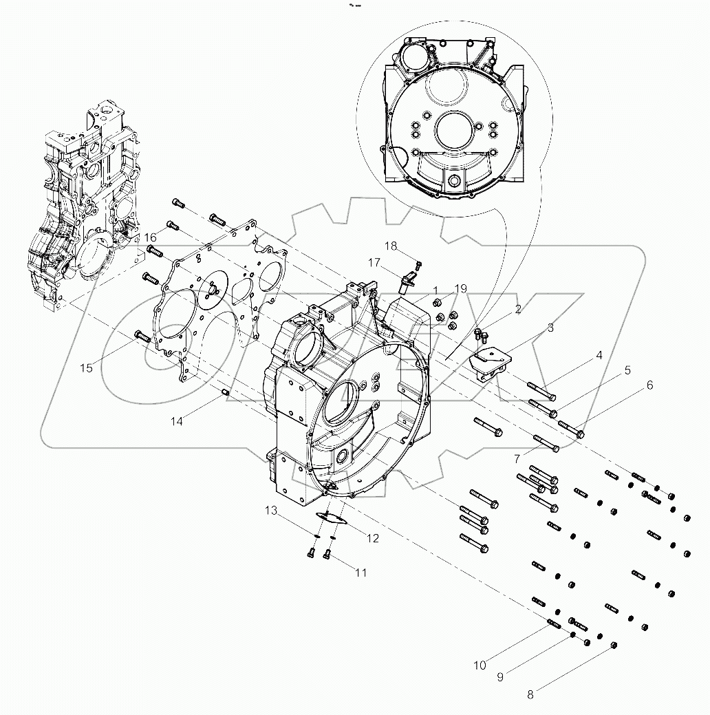  Flywheel Housing Group