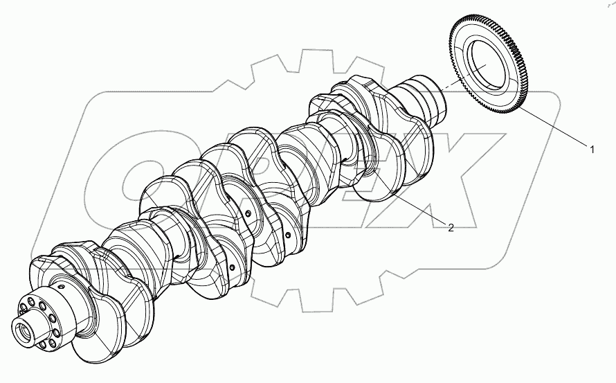 Crankshaft Subassembly
