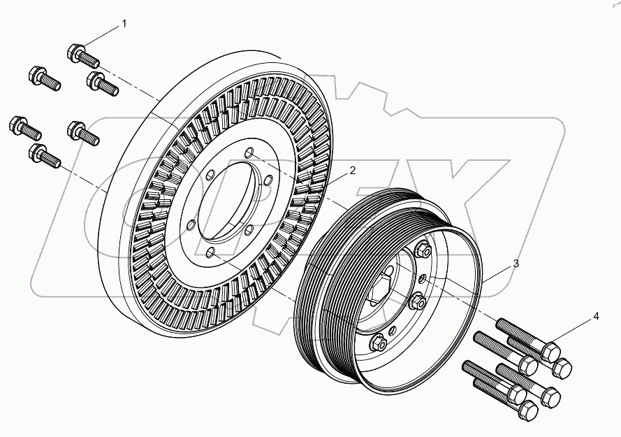  Crankshaft Pulley Group