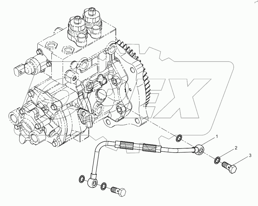  Fuel Injection Pump Oil Pipe Group
