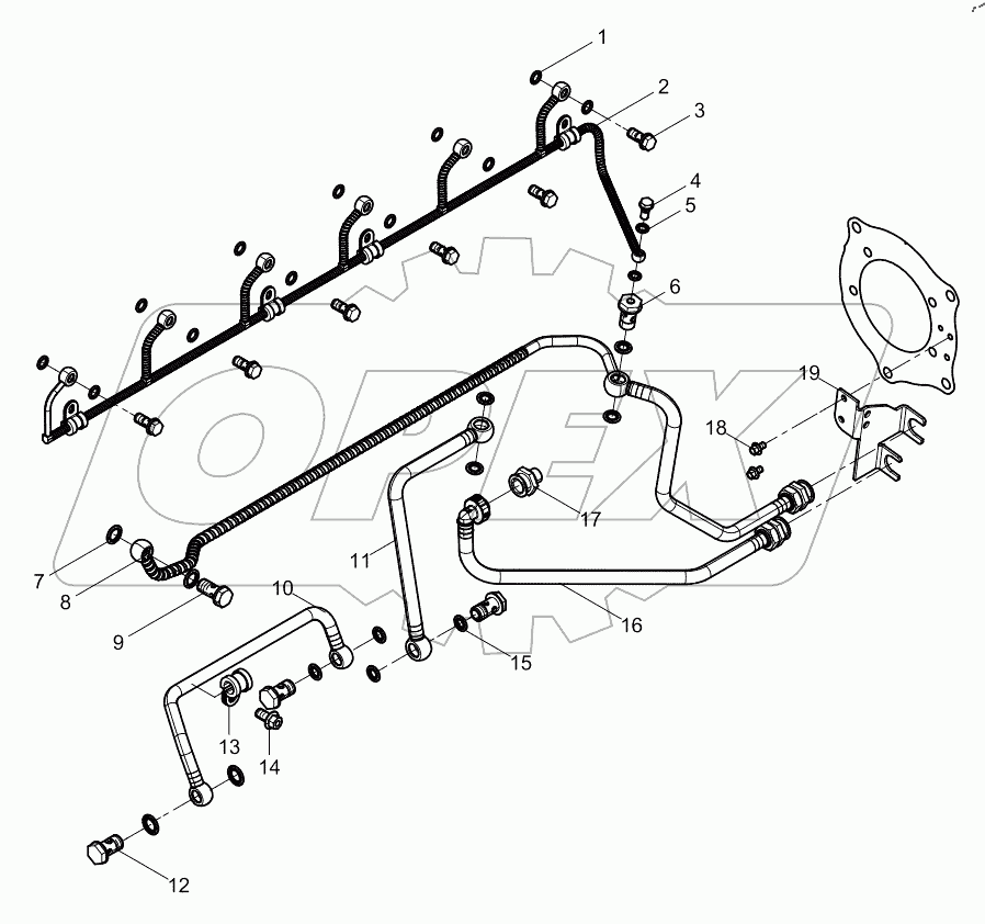  Low Pressure Fuel Pipe Group