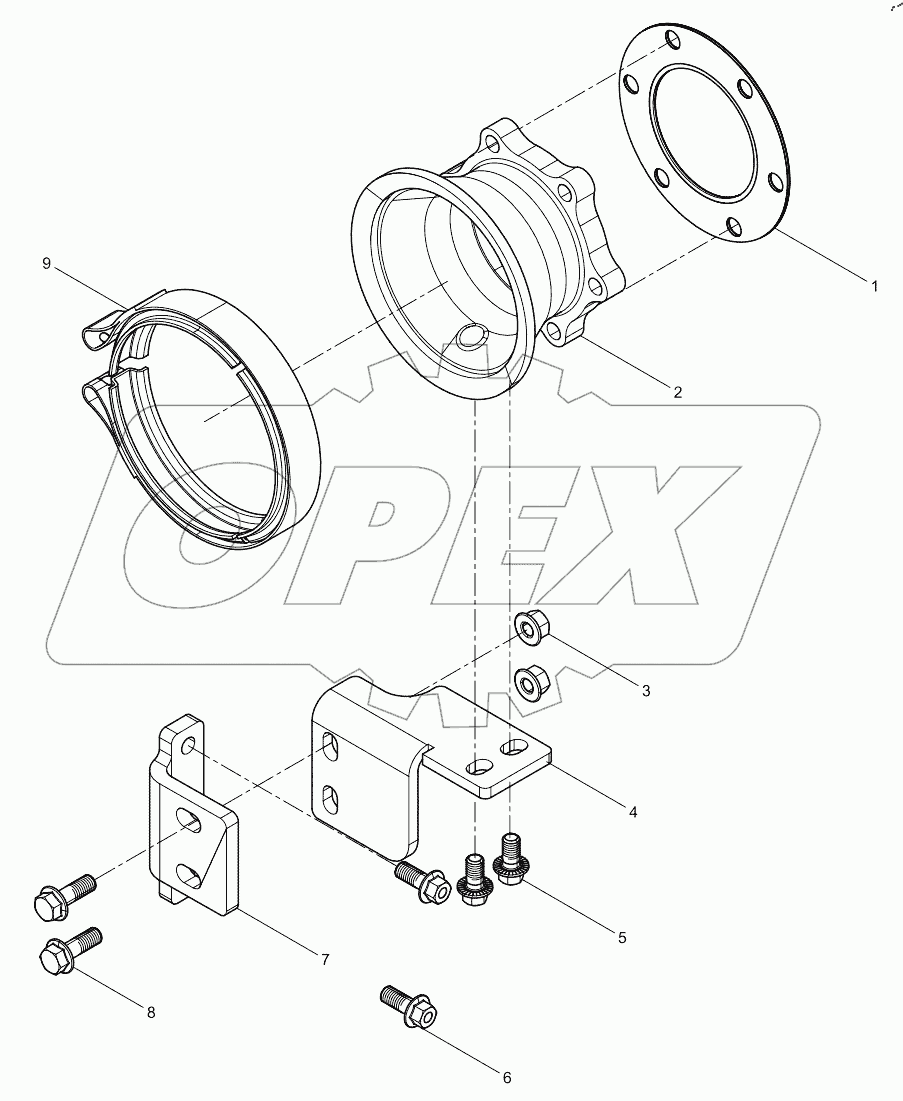  Rear Exhaust Manifold Group