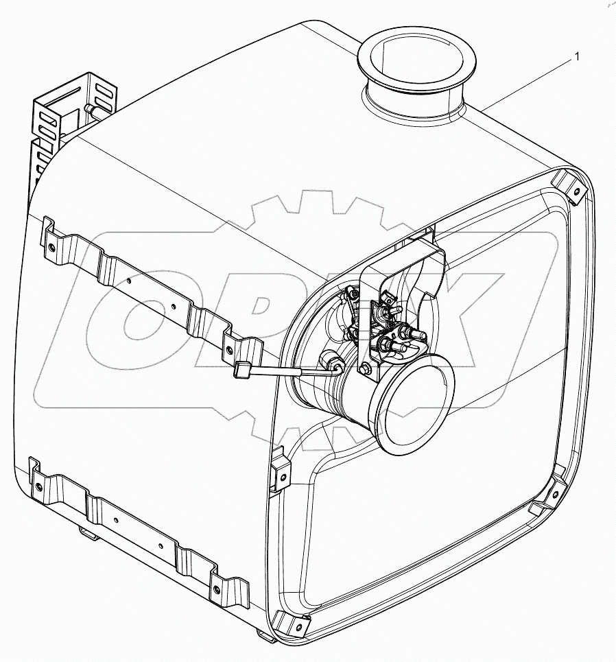  Separate Delivery Parts Group Attached to Engine