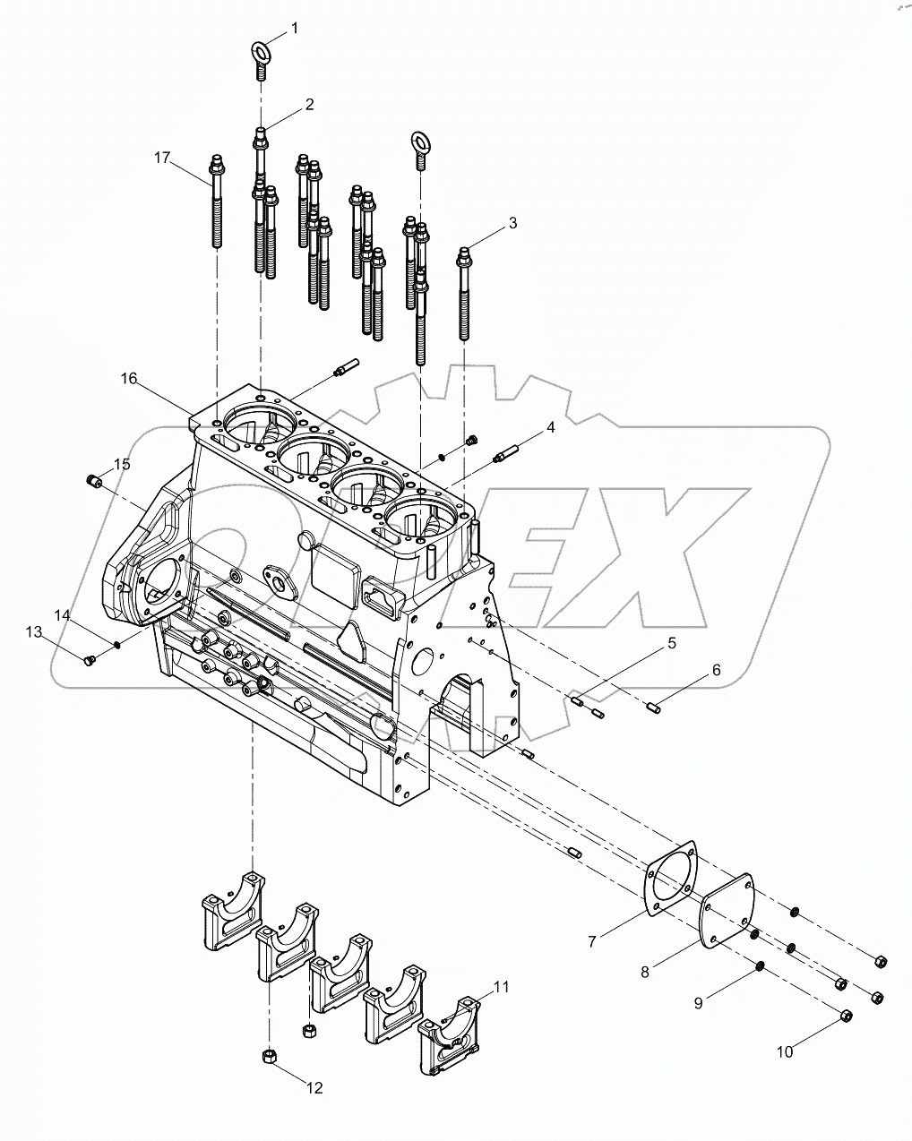  Crankcase assembly