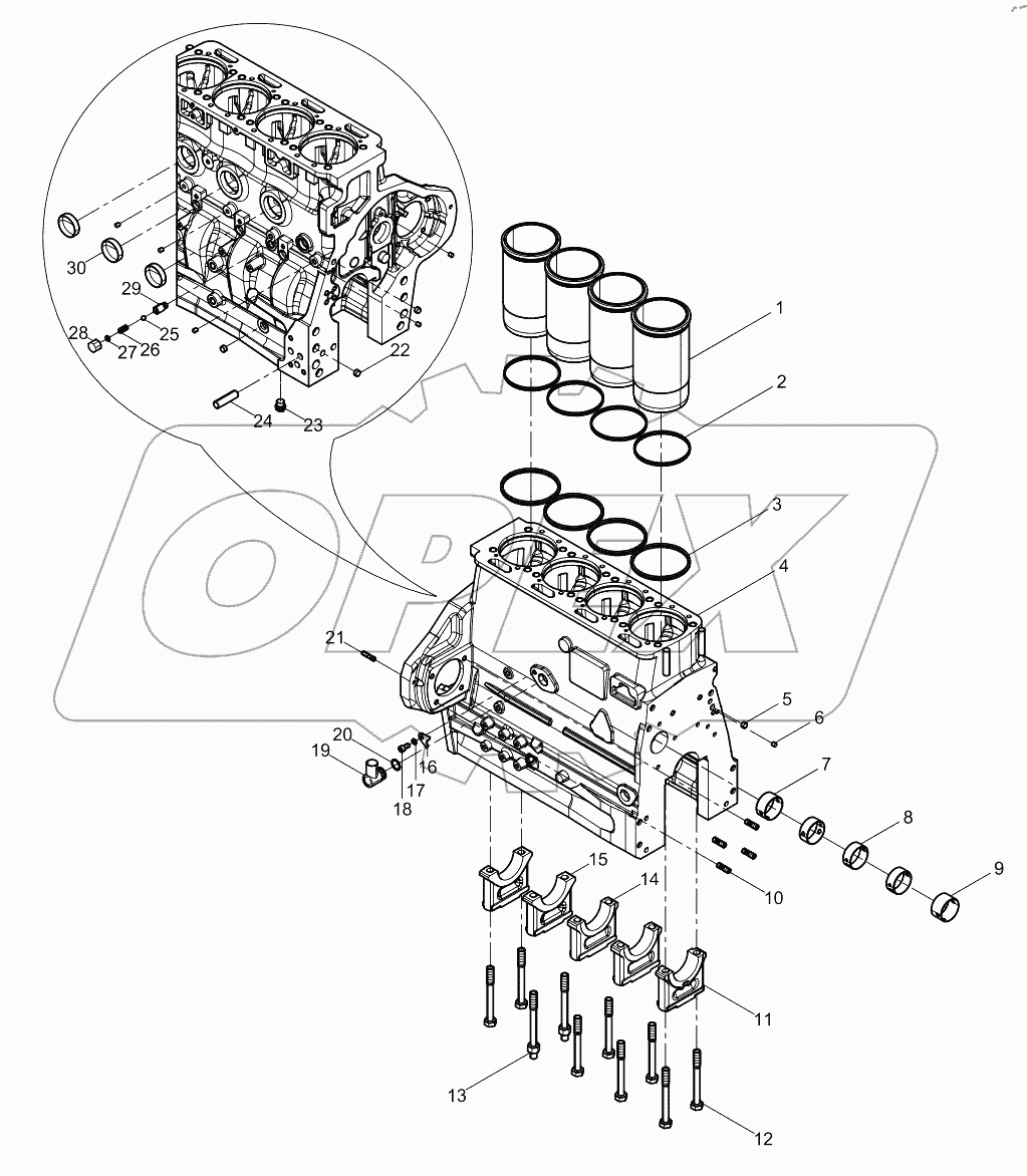 Crankcase assembly