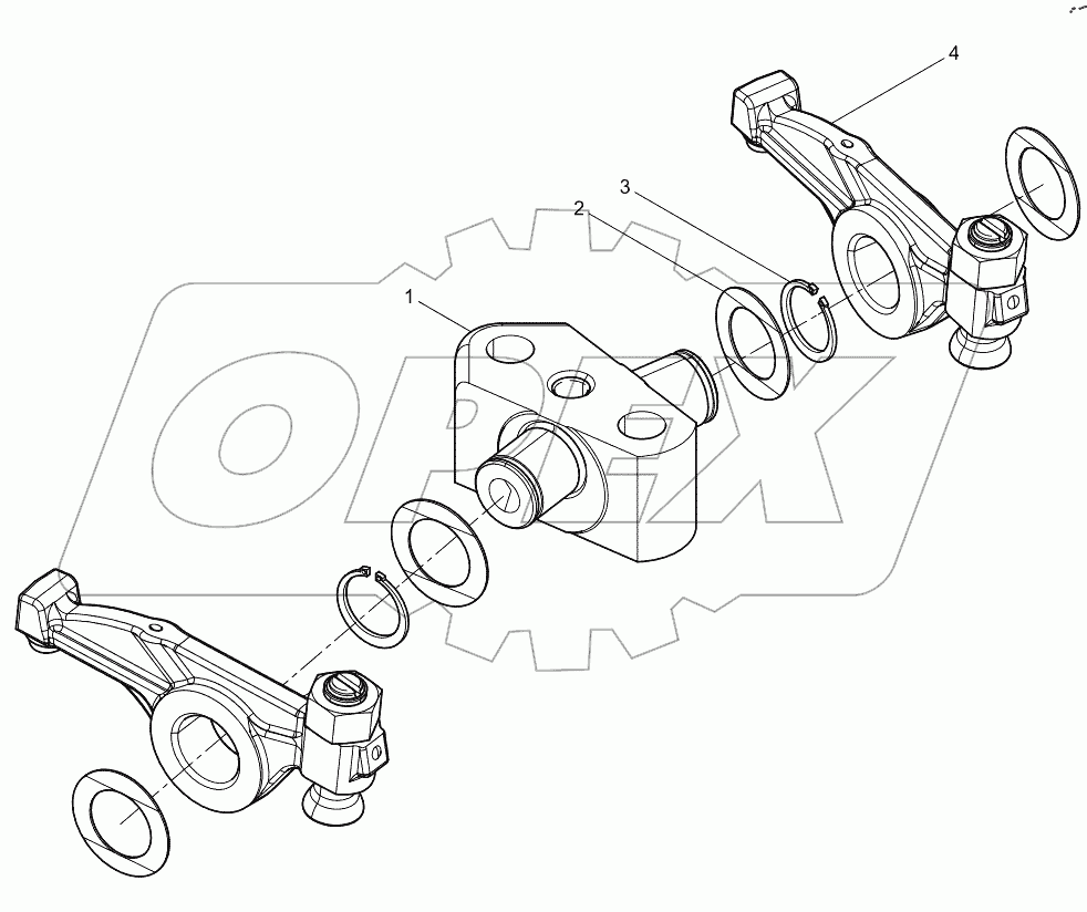  Rocker arm stand assembly