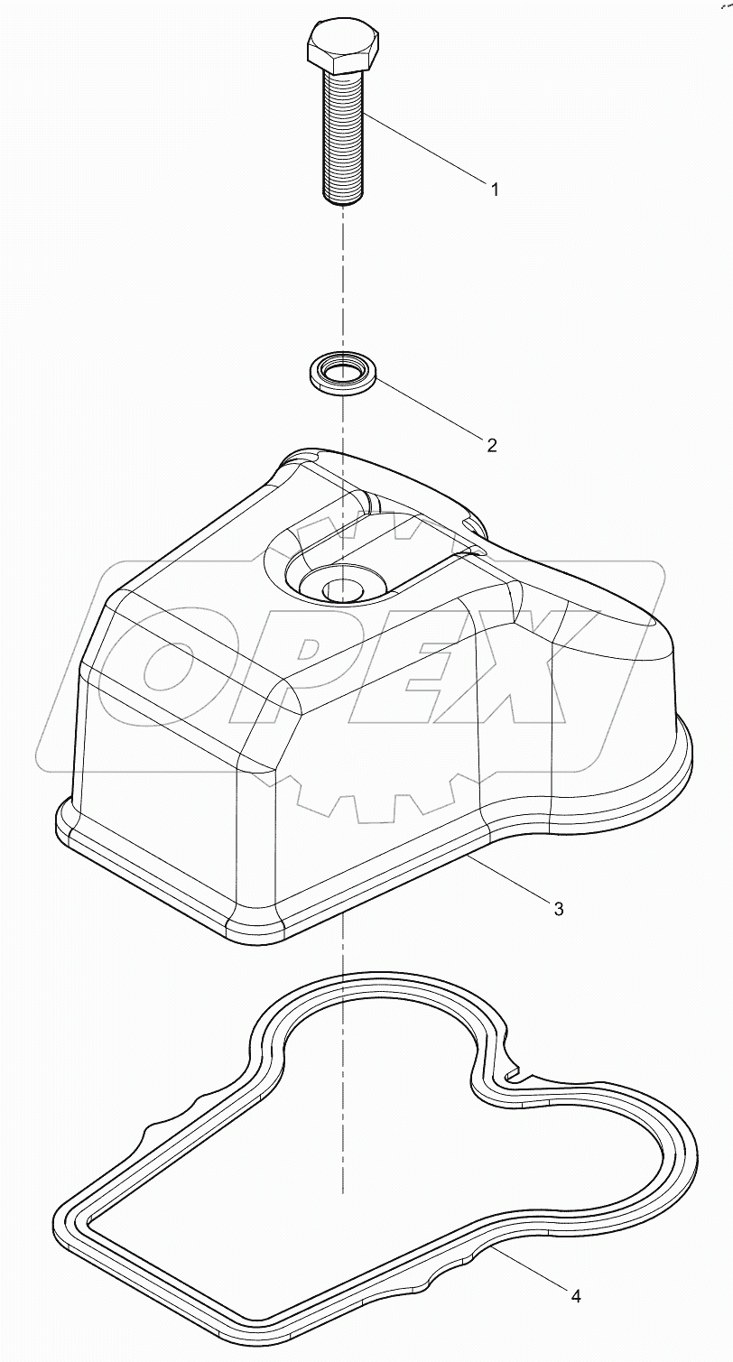  Cylinder head cover set