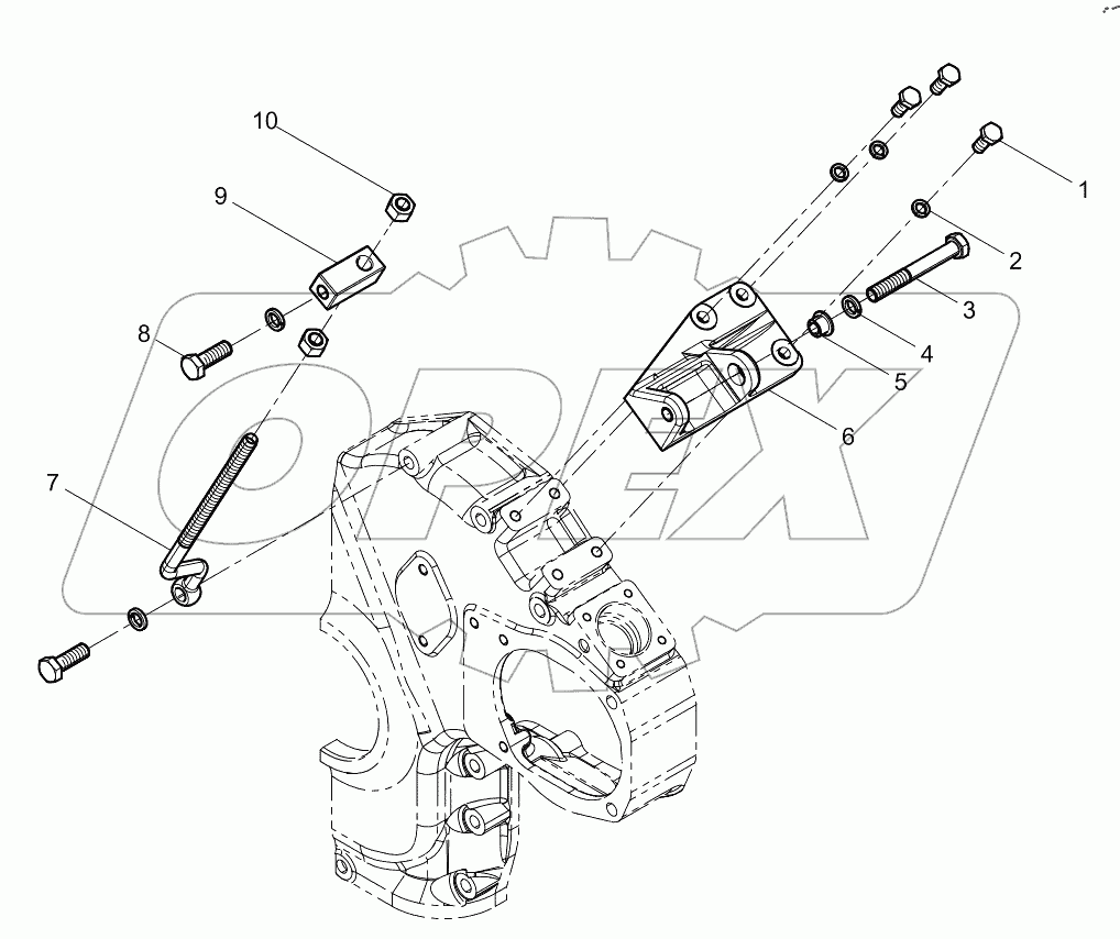  Alternator Bracket Assembly