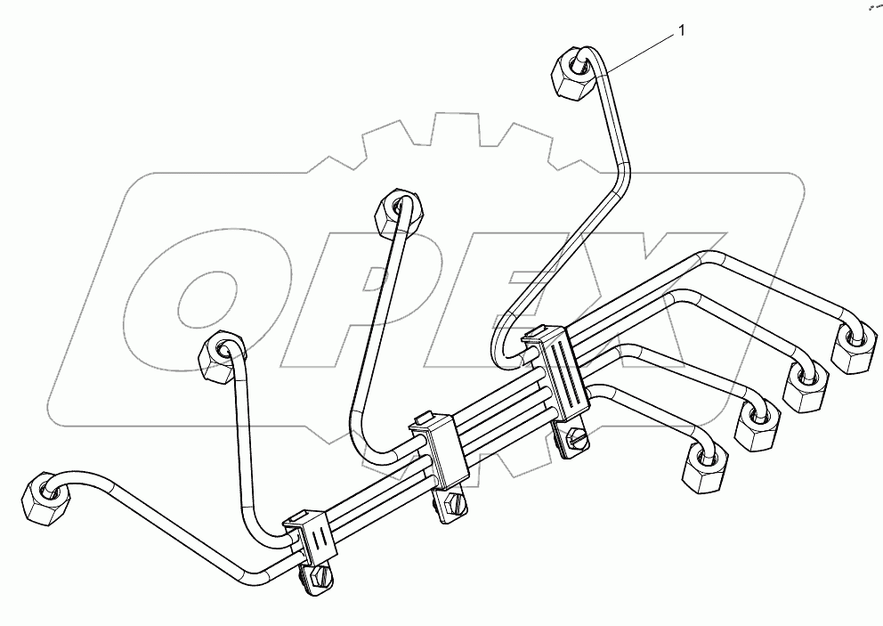  High Pressure Fuel Pipe Group (-01)