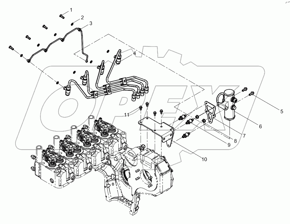  High Pressure Fuel Pipe Group (-02)