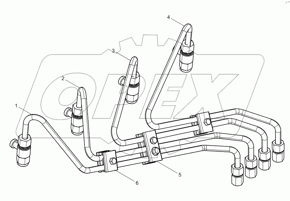  High Pressure Pipe Assembly