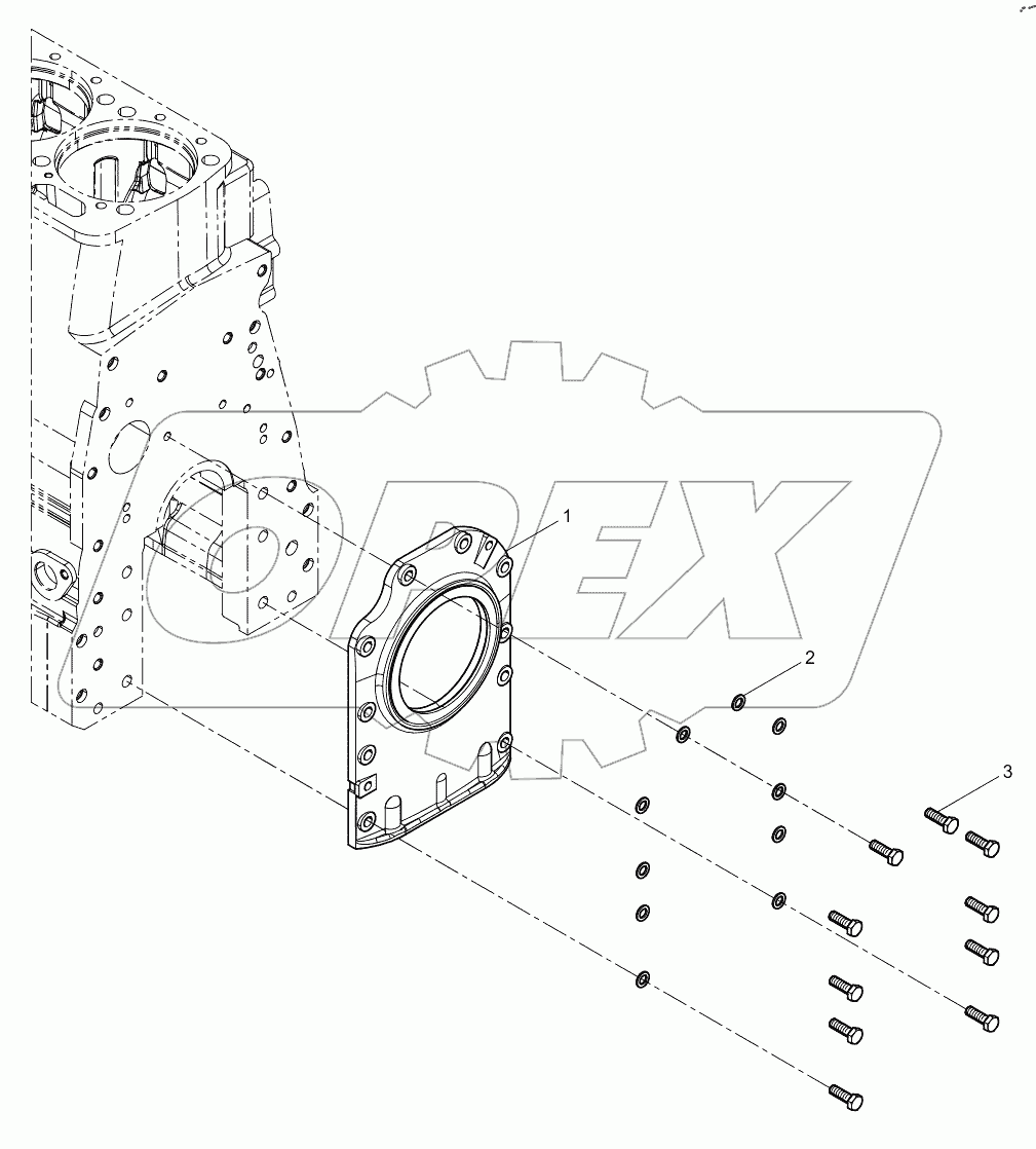  Rear Oil Seal Cover Assembly