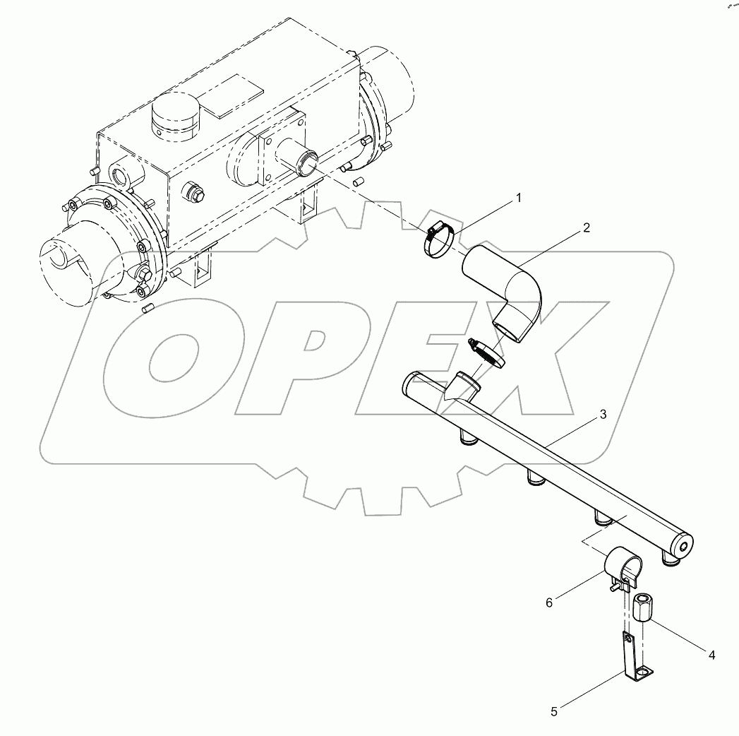  Cooling water pipe group