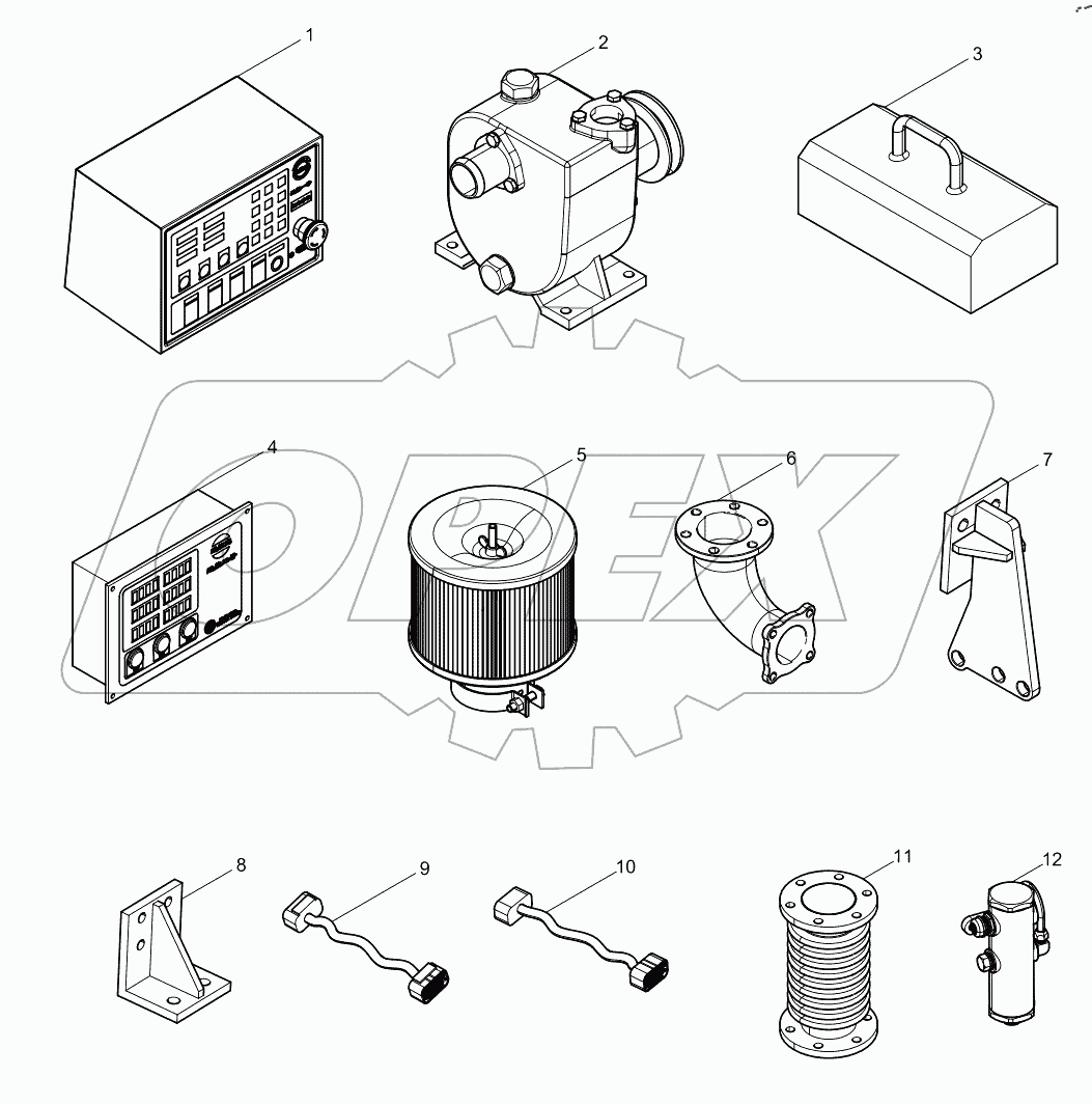  Packing Box Chassis Parts Group (-02)