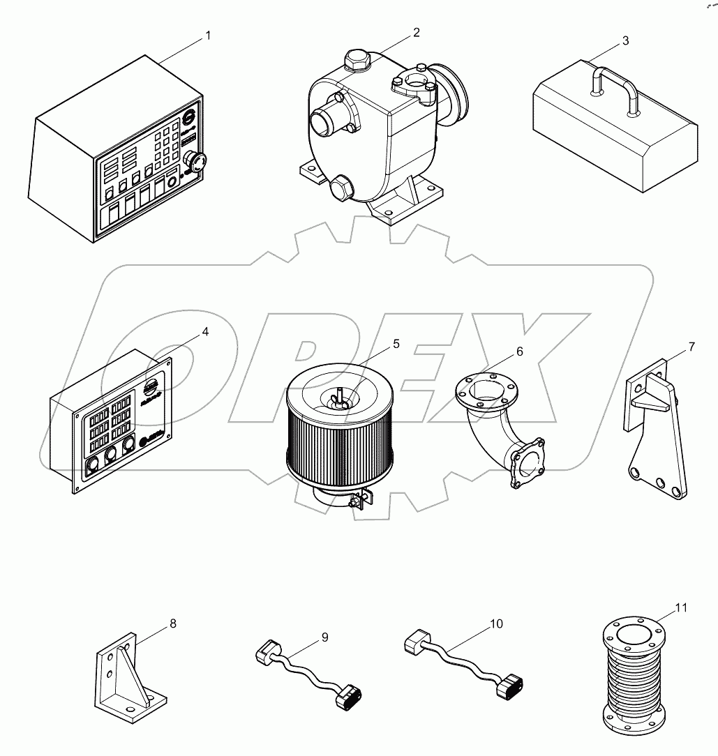 Packing Box Chassis Parts Group (-01)