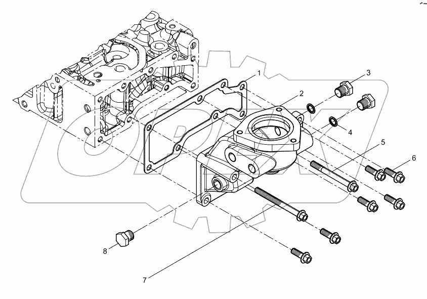  Water Outlet Pipe Group