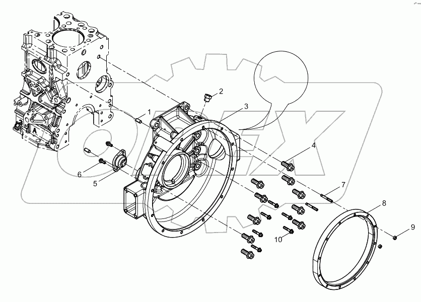  Flywheel Housing Group