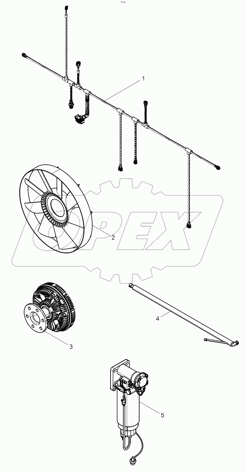  Packing Box Chassis Parts Group