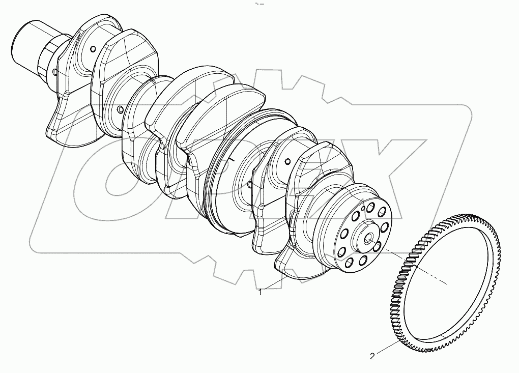  Crankshaft Subassembly