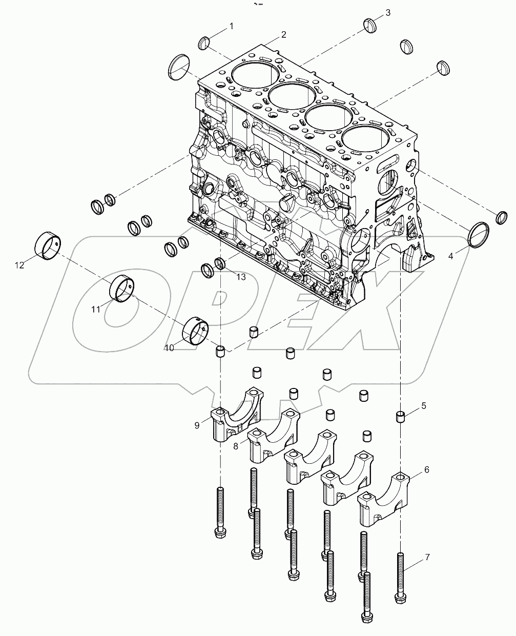 Crankcase pre-assembly