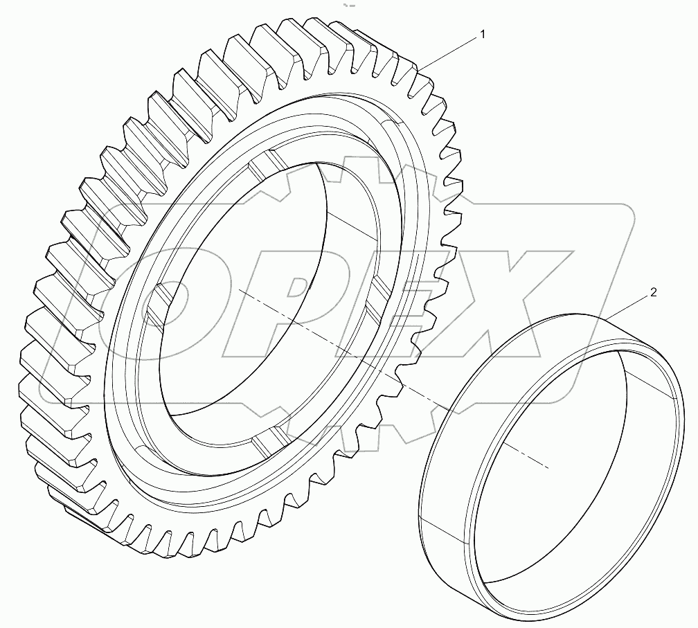  Idler Gear Assembly