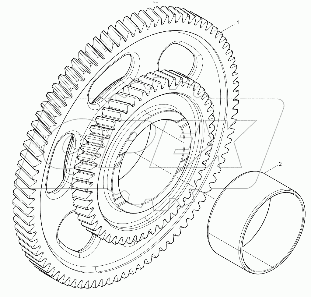  Idler Gear Assembly