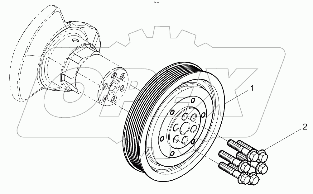 Crankshaft Pulley Group