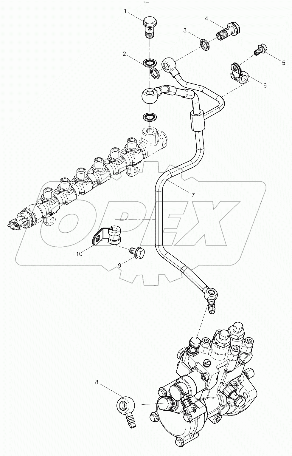  Low Pressure Fuel Pipe Group