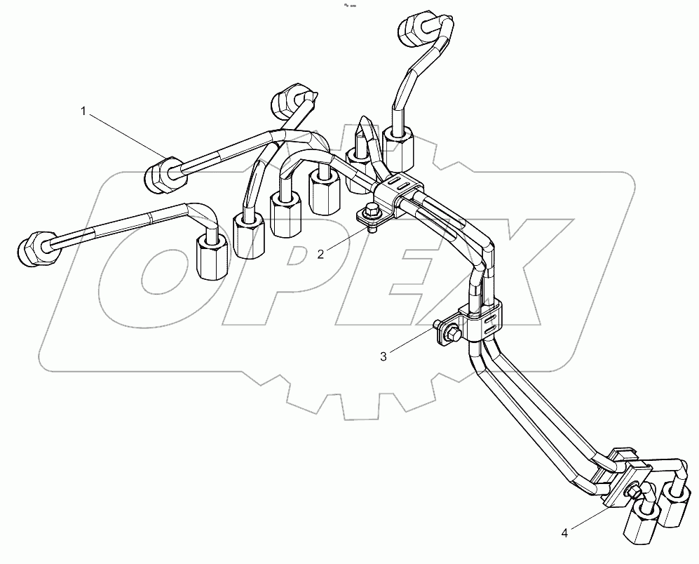  High Pressure Fuel Pipe Group