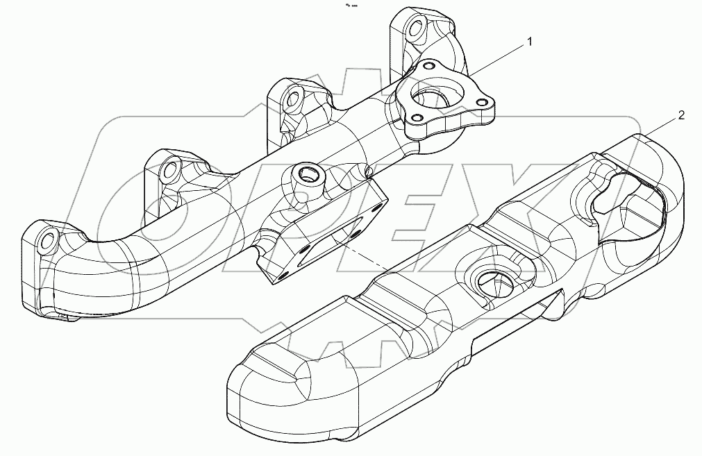  Exhaust Manifold Heat Shield Assembly