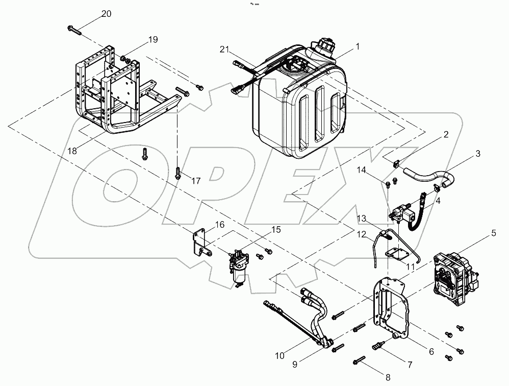  Integrated Urea Tank Assembly