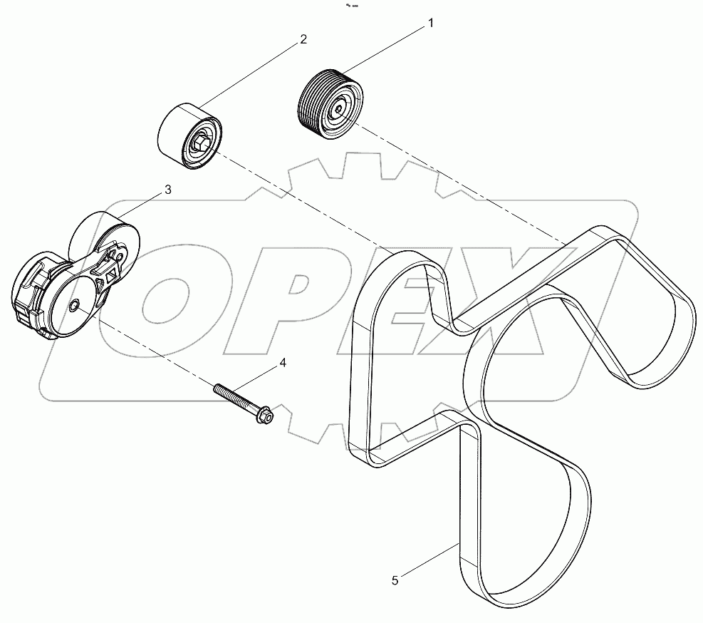  Tensioner And Belt Group