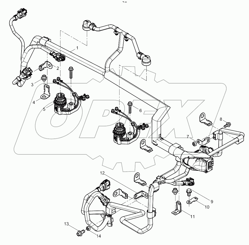  Electronic Control System Harness Group