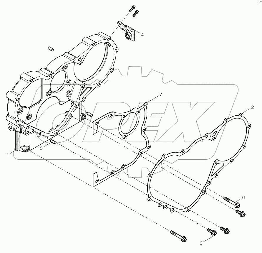  Корпус передачи