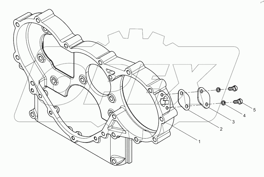  Сборка корпуса передачи