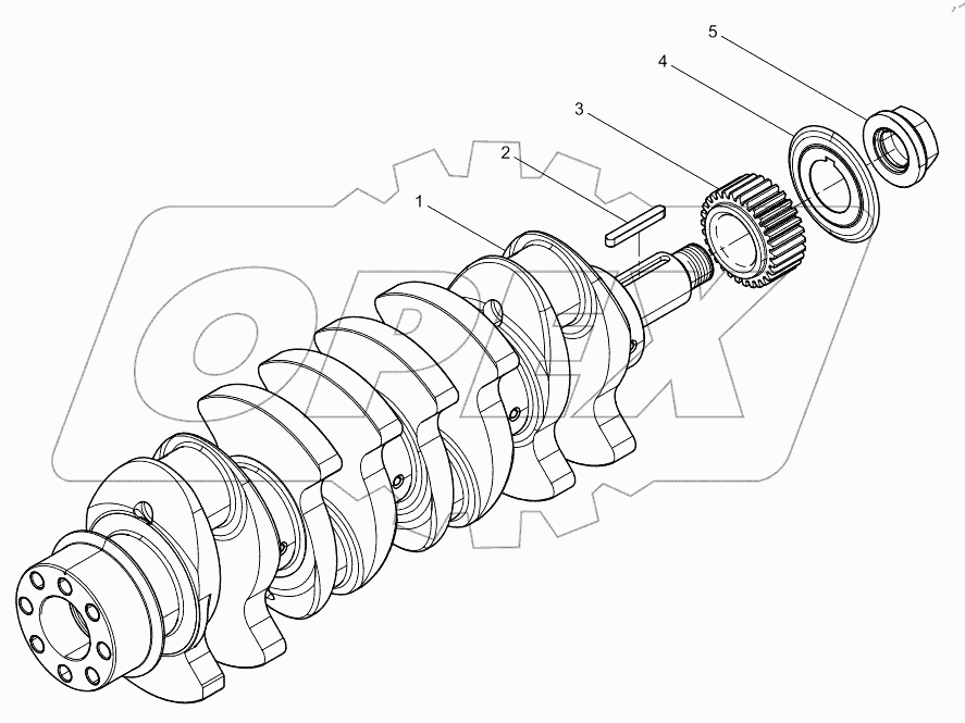  Коленчатый вал