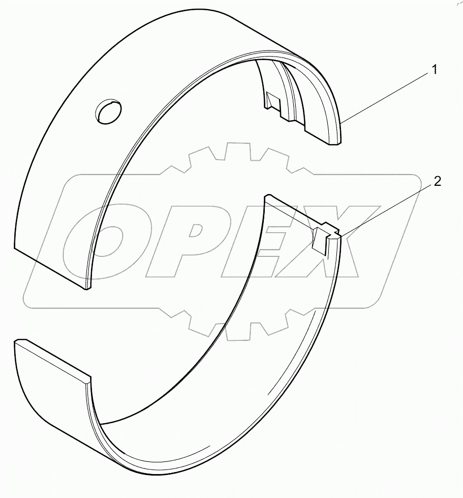  Комплект основного подшипника