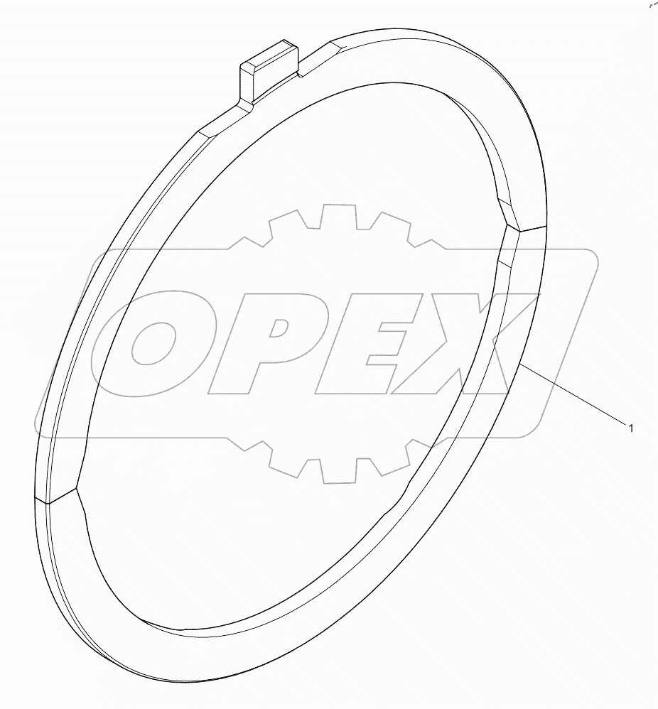  Упорная пластина