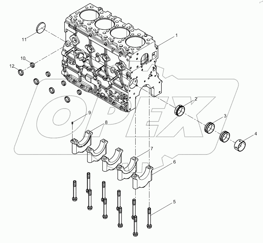  Предварительная сборка картера