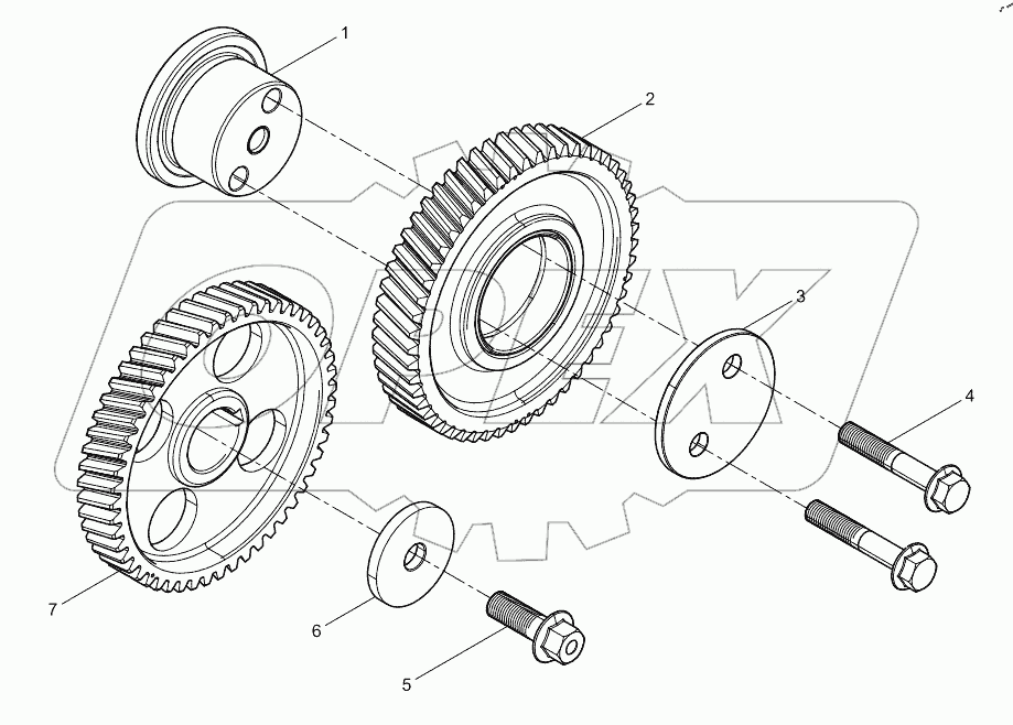  Привод передачи