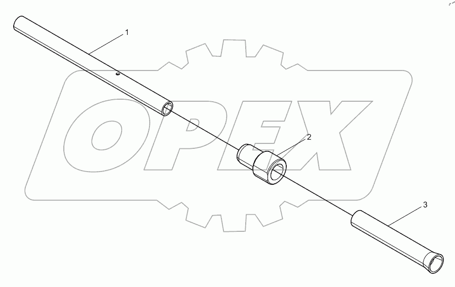  Комплект трубки щупа
