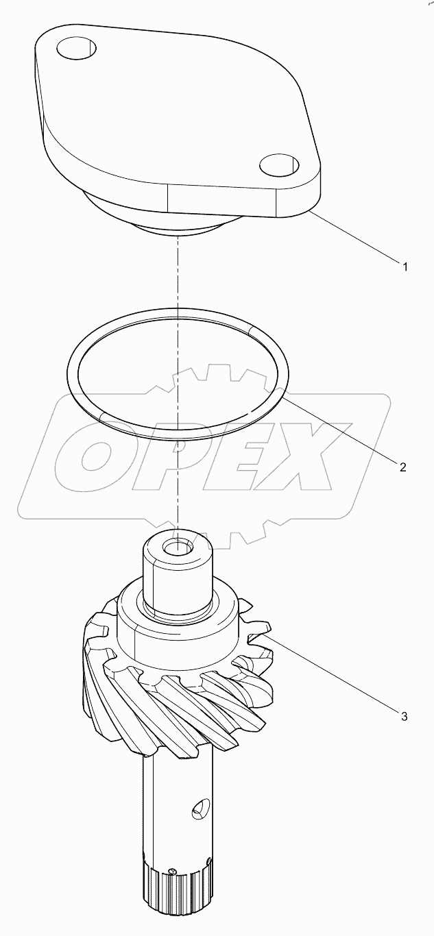  Ведущая шестерня масляного насоса
