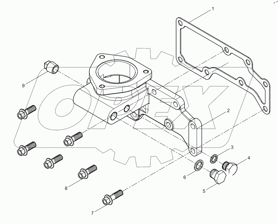 Выпускная труба