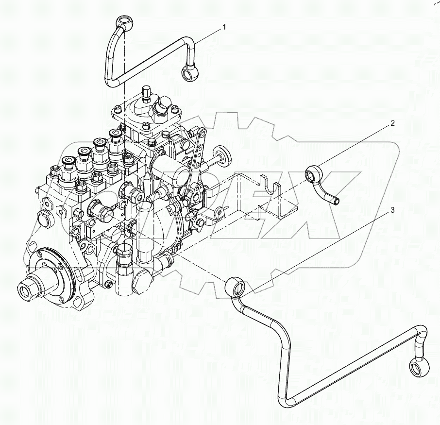  Топливопровод низкого давления