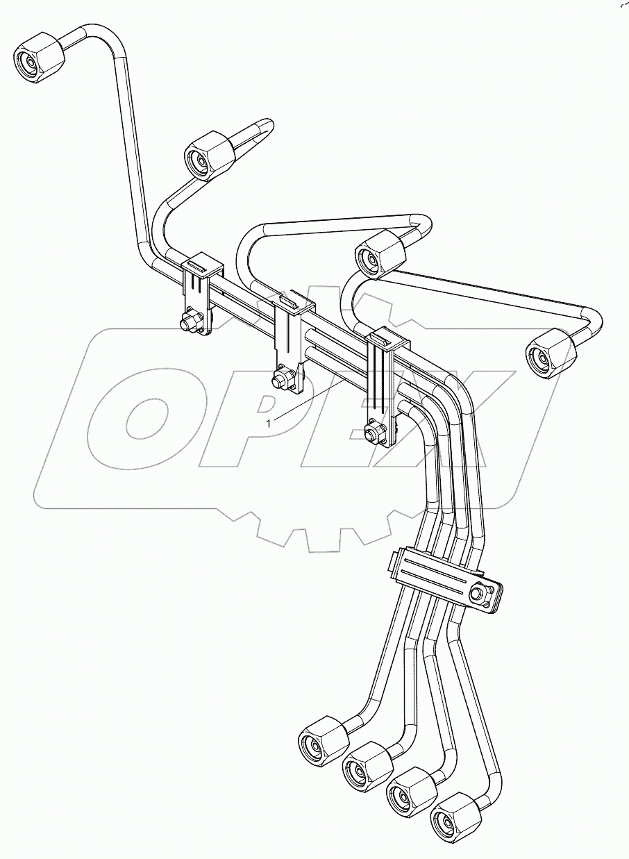  Топливопровод высокого давления