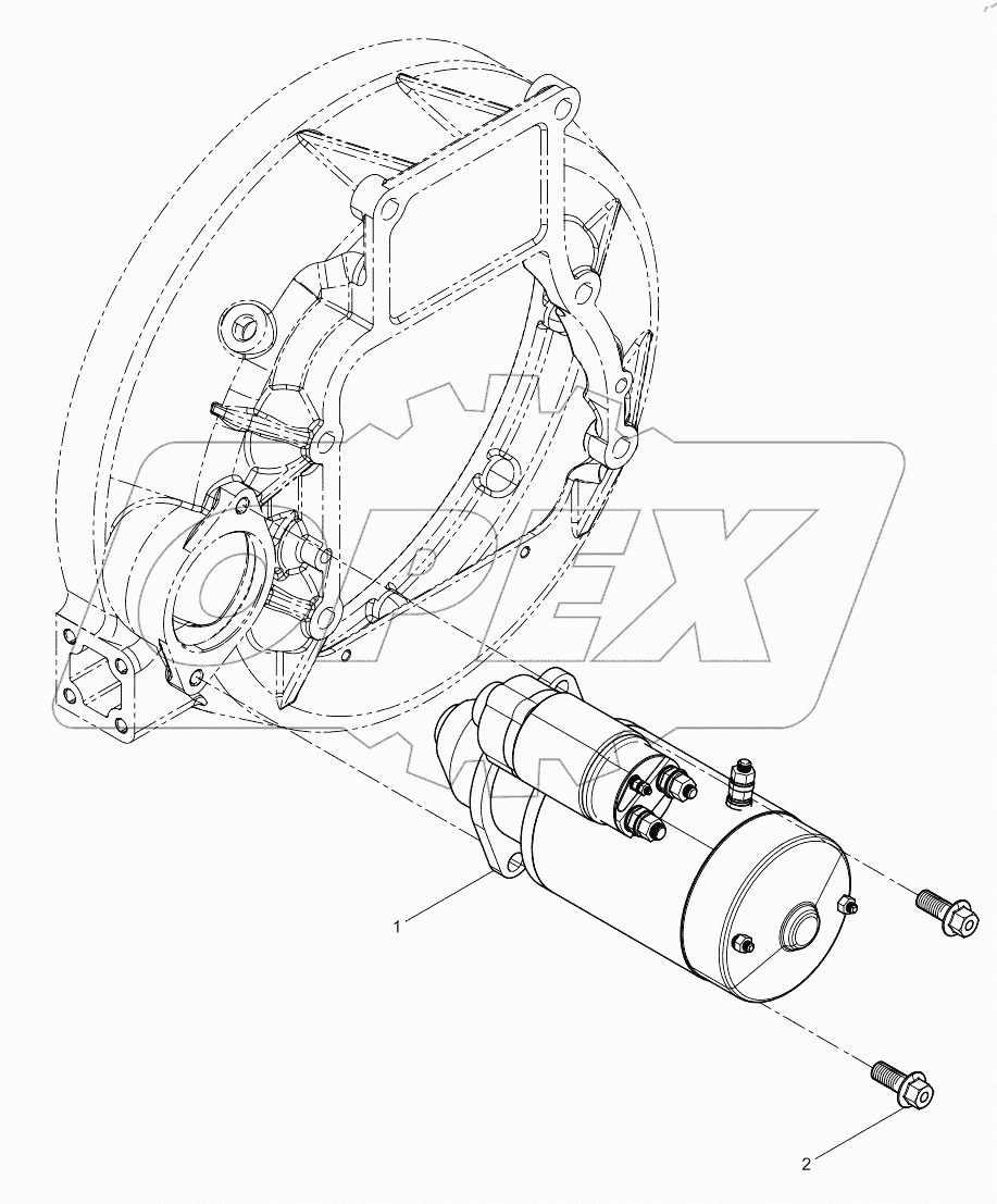  Стартерный двигатель