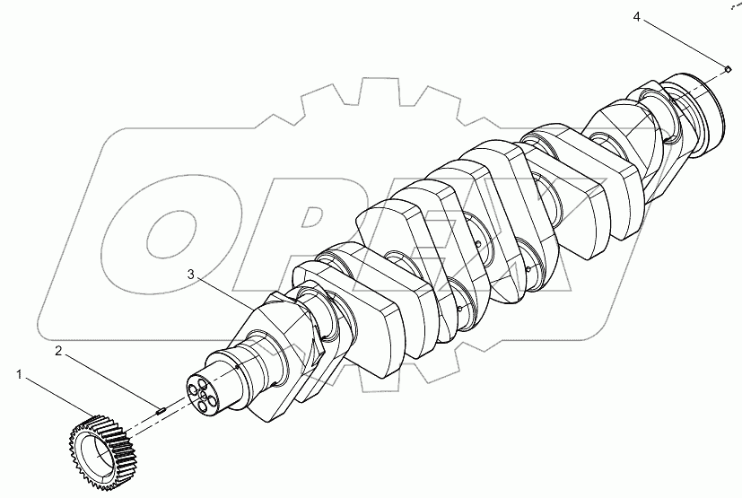  Коленчатый вал