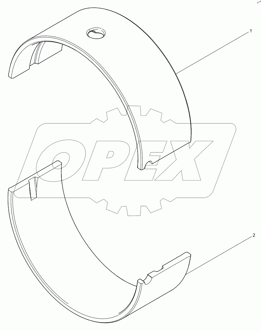  Комплект упорного подшипника