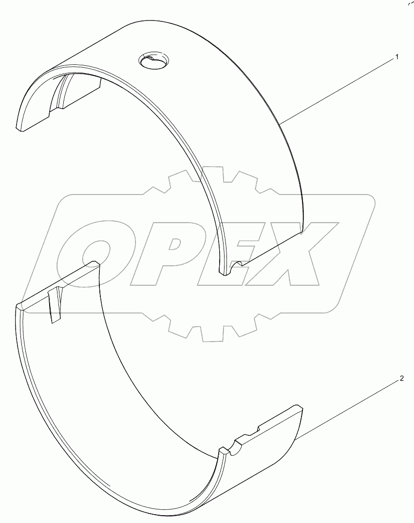  Комплект основного подшипника